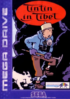 Tintin au Tibet (Europe) (En,Fr,De,Es,Nl,Sv) box cover front